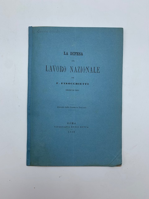 La difesa del lavoro nazionale